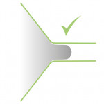 The breast shell is the right size